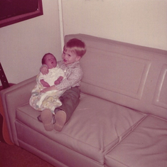 Jeremy newborn & Sean, 1973
