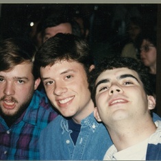 me Jeremy and Steve at my 21st birthday.