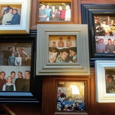 Photo frames I made to remember Jeremy.