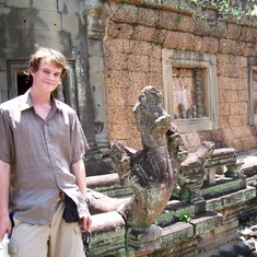 Jeremy at Angkor Wat, Cambodia, 2006