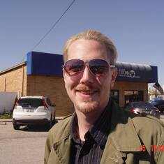 This photo taken a few years ago. We went to lunch in Miamisburg when Jer worked for Edge Webware.