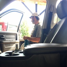 Jerry detailing truck