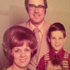 The Rowe family in the 70's