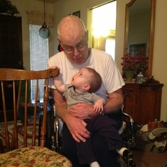 Papa and Levi December 2012