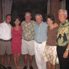 Nephew Kent with wife Leanne, Brother Bob, Brother Bill, Niece Terry and Uncle Jerry