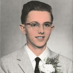 Jerry's confirmation 1961. Our son, Eric wore this suit on his confirmation.