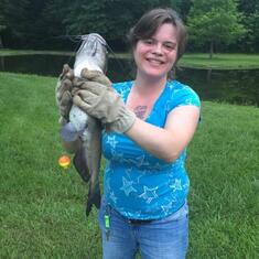 Jessica and Prize Catfish Taken June 2016