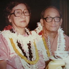 Our mother, Jessica's sister Alice Kawasuna Nakahara and husband Raymond Nakahara.