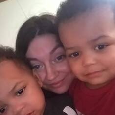 This is Jessica with her twins Chance and Cash! The Loves of her life!