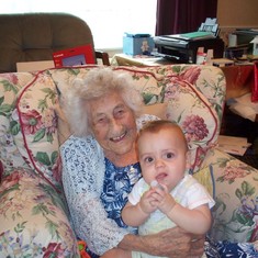 Nana with Louie (24th July 2011)