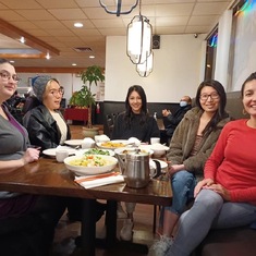 11/23/2022. 2019 cohort's friendsgiving dinner.