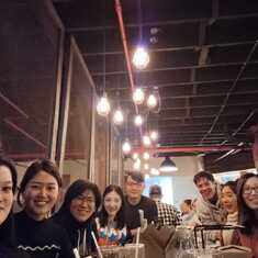 February 20, 2022, at Druthers Brewing Company. Ji's birthday party