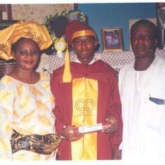 Graduation day in UNILAG with parents