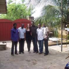 Pic taken with Laye, Nikki (Laye's wife), Folarin, Oriola and Late Ope Akinyemi