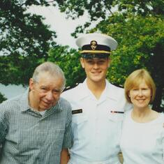 Grandson Stephen from Naval Academy