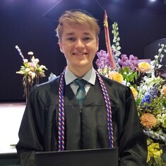 The proud graduate
