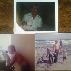 Jamie Lee is baby in top picture and other pictures are from Virginia Beach, I believe.