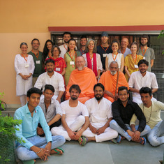 James with group of volunteers, Rishikesh (March 2017)