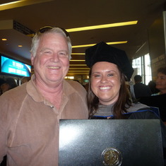 Jim and Kate at her veterinary school graduation
