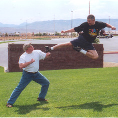 Nick and Jim in Vegas2 2001