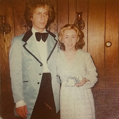 Mom and Dad at Prom 1975