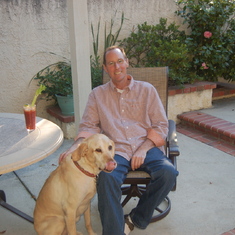Jim and Lucy on the patio
November 2012