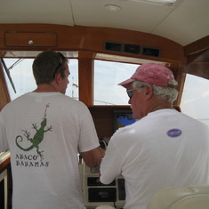 2009: Father and son navigating the ICW.