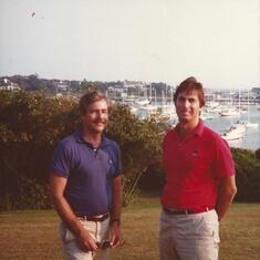 1984: Jim with John Hayes on the Cape