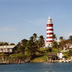 1996:  Hope Town Light House, a special place for Jim.