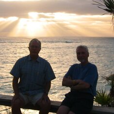 Whimsey at sunset 2004 Jim and Bill Garnett