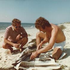 1981:  Jim & Ed on Cape Cod