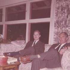1965: Jim & his father