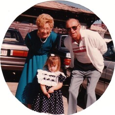 Grandpa, Grandma & Alyssa