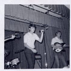 Jim in '66 with "The Reasons Why", Phx -- singing like Jim Morrison