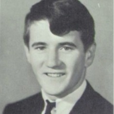 Jim's senior photo, McClain HS class of 1966