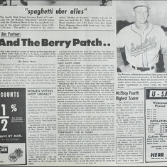 1962 Article Tim Robinson found called "And the Berry Patch..." - First Page