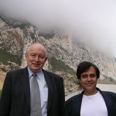 Jim Turner, Esq and Tedd Koren, DC in Gibraltar