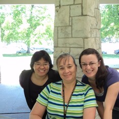 With Barbara and Becca. Apr 28, 2011