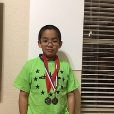 Wende won two medals from PISD Quiz Bowl_02170217