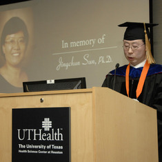 SBMI Commencement Ceremony, In memory of Dr. Jingchun Sun