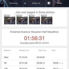 1st half Marathon