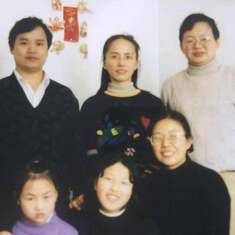 Visiting the Zheng family in Huddersfield, 1998