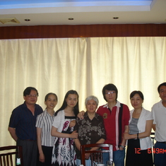 With Fei's mother and brother's family in China, 2008