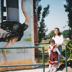 At Chester Zoo, 1996