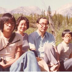 Mom, Dad, Howard and Bernard, Colorado mid 70s