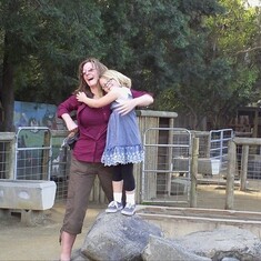 Zoo with Dakota, light of her heart