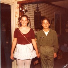 Brian and Joann Halloween, age 13 and 11. Taken by Lupe Mora.