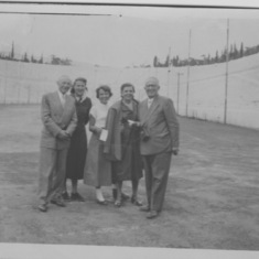 JoAnn & Robert Katson, Joan Levine & her Parents, Greece 1951