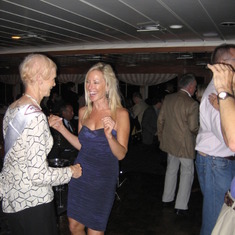 Mom dancing that night with Wendy