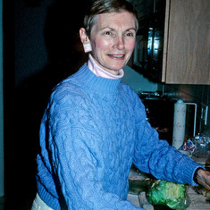 Mom she loved her kitchen